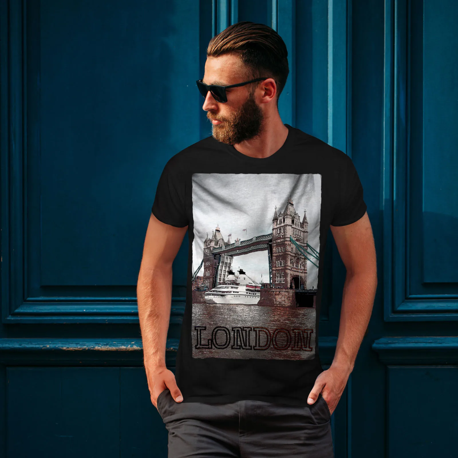 Men's London Urban Tower Bridge Landscape Graphic Design Printed T-Shirt. Summer Cotton Short Sleeve O-Neck Unisex T Shirt New
Men's London Urban Tower Bridge Landscape Graphic Design Printed T-Shirt. Summer Cotton Short Sleeve O-Neck Unisex T Shirt New