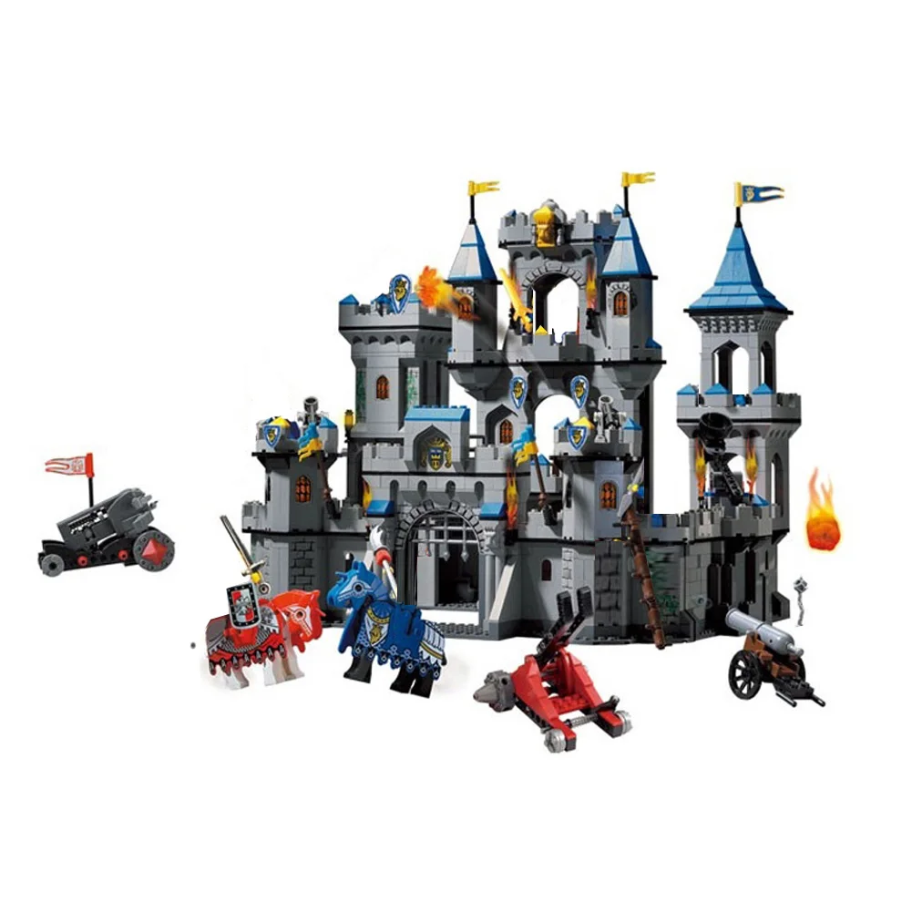 Enlighten Building Block Stronghold Castle the Big Lion Castle educational Bricks Toy For Boy Gift
Enlighten Building Block Stronghold Castle the Big Lion Castle educational Bricks Toy For Boy Gift