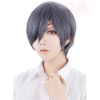 Anime Black Butler Kuroshitsuji Ciel Phantomhive Wigs Grey Blue Heat Resistant Synthetic Hair Cosplay Wig
Anime Black Butler Kuroshitsuji Ciel Phantomhive Wigs Grey Blue Heat Resistant Synthetic Hair Cosplay Wig
