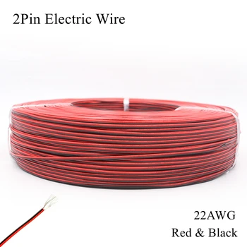 22AWG 2Pin Electric Wire Red Black Cable Tinned Copper Wires PVC Insulated Electrical Extension Core Lighting LED Strip Light
22AWG 2Pin Electric Wire Red Black Cable Tinned Copper Wires PVC Insulated Electrical Extension Core Lighting LED Strip Light