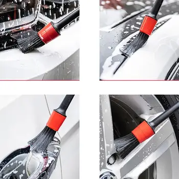 Car Cleaning Tool 5PCS Natural Boar Hair Car Detailing Brushes Set For Car Interior Gap Rims Dashboard Wheel Air Vent Trim
Car Cleaning Tool 5PCS Natural Boar Hair Car Detailing Brushes Set For Car Interior Gap Rims Dashboard Wheel Air Vent Trim