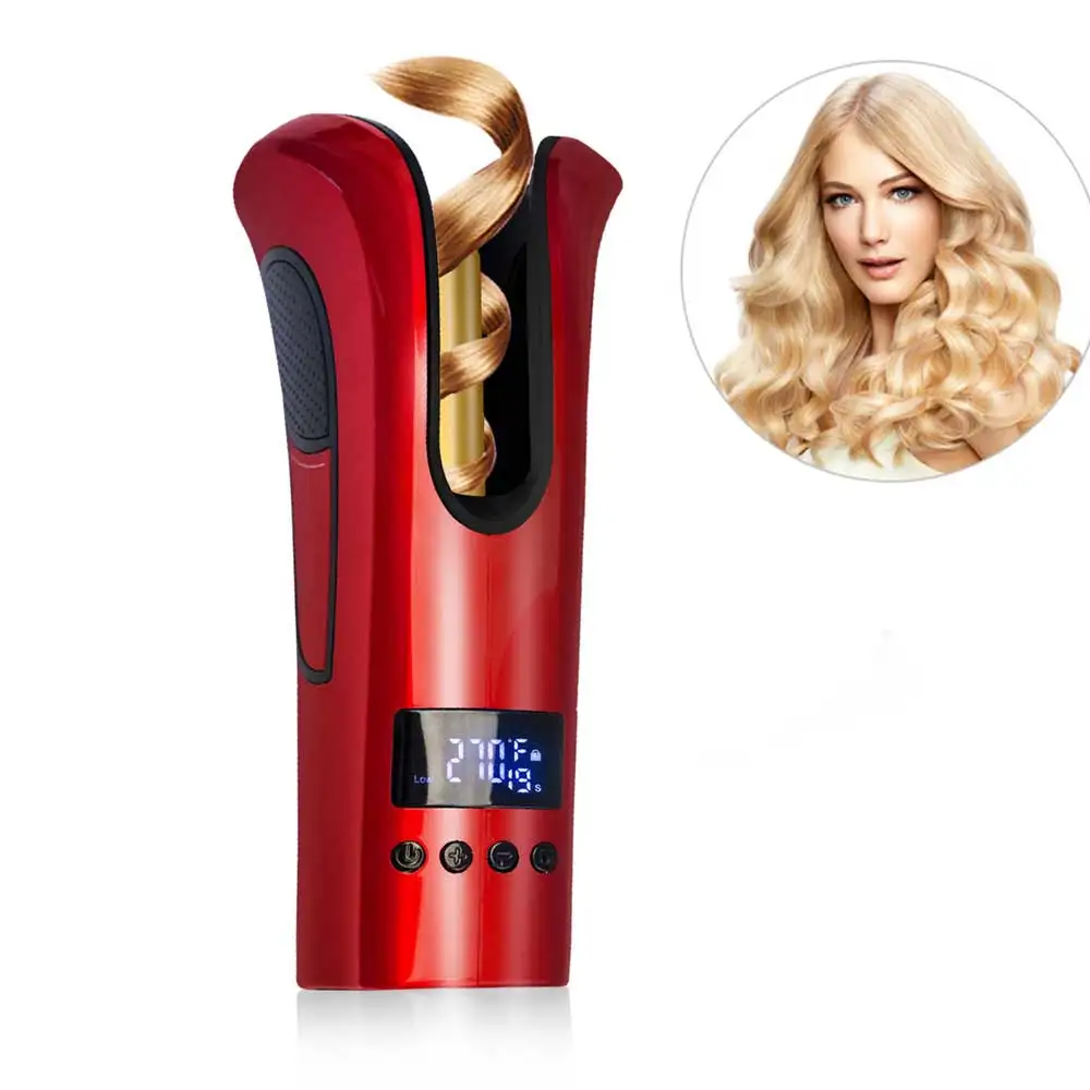 

Rose-shaped Multi-Function LCD Curling Iron Professional Hair Curler Styling Tools Curlers Wand Waver Curl Automatic Curly Air