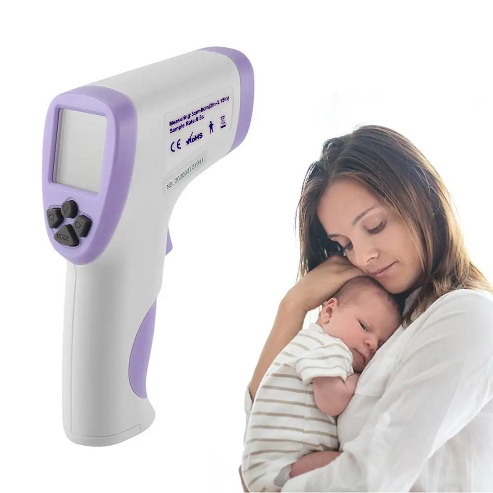 Non-contact IR Body Thermometer Portable Electronic Forhead Temperature Measure Digital Baby Infant Adult Fever Measurement
Non-contact IR Body Thermometer Portable Electronic Forhead Temperature Measure Digital Baby Infant Adult Fever Measurement