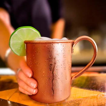 Pure Copper Mug Creative Coppery Handcrafted Durable Moscow Mule Cocktail Cup For Restaurant Bar Drinkware Party Kitchen
Pure Copper Mug Creative Coppery Handcrafted Durable Moscow Mule Cocktail Cup For Restaurant Bar Drinkware Party Kitchen