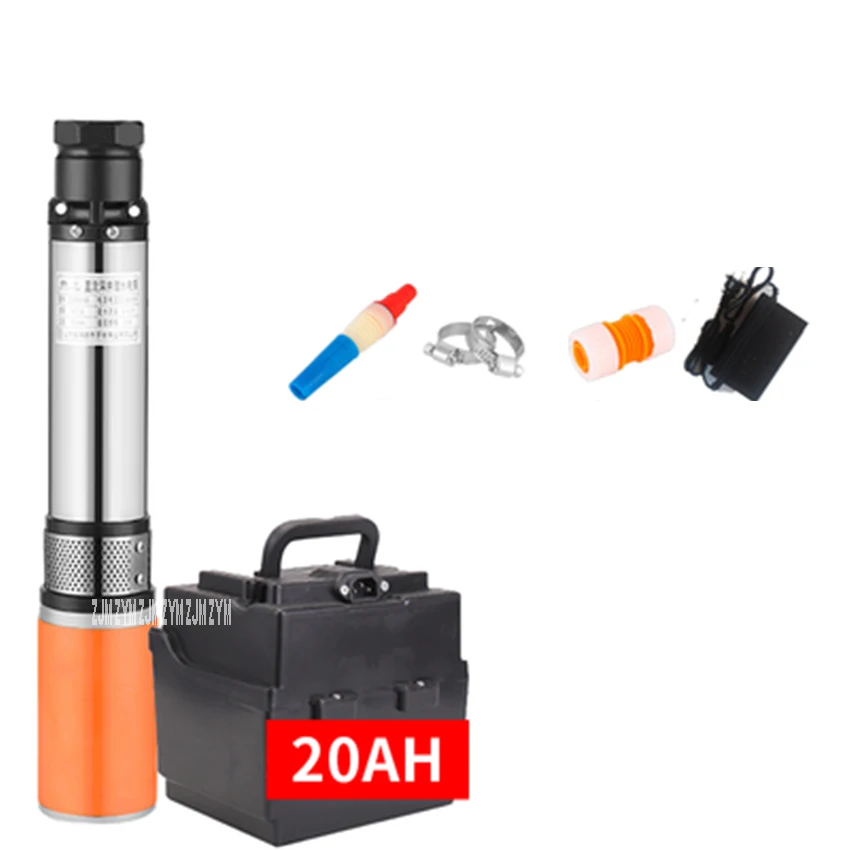 20Ah Screw Submersible Pump Battery Charging Deep-Well Pump Small Household Agricultural Irrigation Water Pump 2900rpm 450W 24V
20Ah Screw Submersible Pump Battery Charging Deep-Well Pump Small Household Agricultural Irrigation Water Pump 2900rpm 450W 24V
