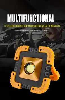 1200mAh Camping Emergency Lamp Portable Work Floodlight Tent Camping Light Lantern 20W USB Rechargeable COB LED Flashlight
1200mAh Camping Emergency Lamp Portable Work Floodlight Tent Camping Light Lantern 20W USB Rechargeable COB LED Flashlight