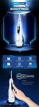 Waterpulse V400/V400P/V500 Portable Water Flosser Rechargeable Battery Oral Irrigator Cordless 4 Tip Irrigators With Travel Bag
Waterpulse V400/V400P/V500 Portable Water Flosser Rechargeable Battery Oral Irrigator Cordless 4 Tip Irrigators With Travel Bag