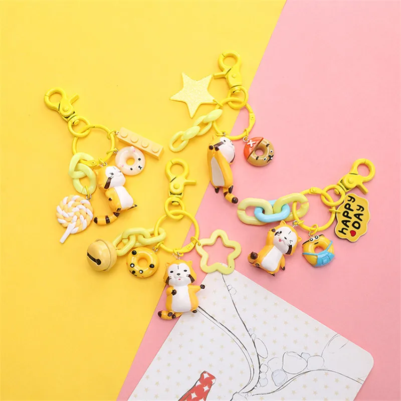 Fashion Little Yellow Cat Key chain New Cute Animal Keychain for Bag Car Key Ring Tourism Souvenir Gifts For Cat Lover
Fashion Little Yellow Cat Key chain New Cute Animal Keychain for Bag Car Key Ring Tourism Souvenir Gifts For Cat Lover