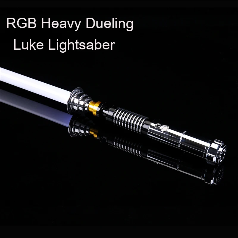 CIELTAN Luke Lightsaber Skywalker RGB Heavy Dueling Removable Blade 12 Light Colors 6 soundfonts Force FOC Metal Handle Toys
CIELTAN Luke Lightsaber Skywalker RGB Heavy Dueling Removable Blade 12 Light Colors 6 soundfonts Force FOC Metal Handle Toys