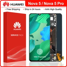 Ensemble écran tactile LCD AMOLED, 6.39 pouces, pour Huawei Nova 5 pro SEA-AL00, SEA-AL10=