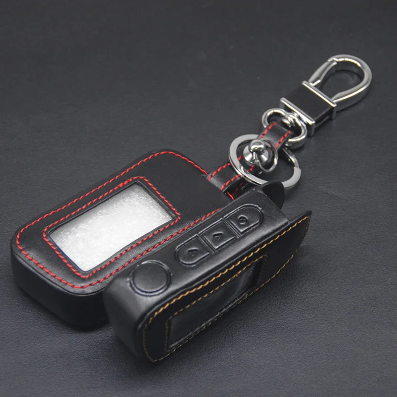 Leather A93 Car Key Case Cover for Starline A39 A63 Two Way Car Alarm Remote Controller LCD Transmitter KeyChain
Leather A93 Car Key Case Cover for Starline A39 A63 Two Way Car Alarm Remote Controller LCD Transmitter KeyChain