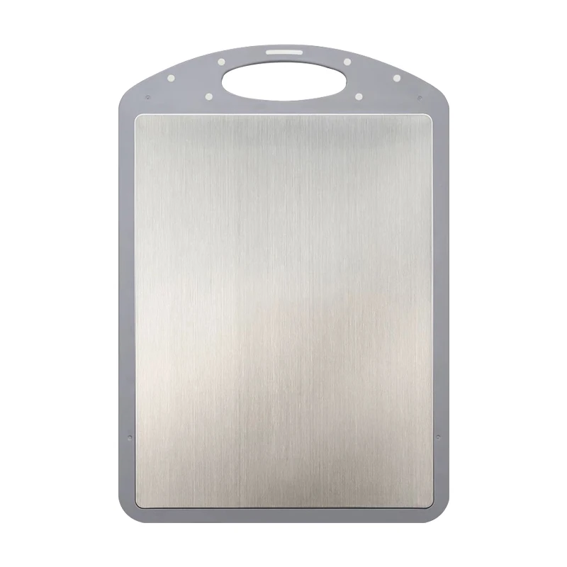 Stainless Steel Cutting Board Double Side Chopping Board Meats Vegetable Cutting Block Kitchen Stuff Kitchen Accessories
Stainless Steel Cutting Board Double Side Chopping Board Meats Vegetable Cutting Block Kitchen Stuff Kitchen Accessories