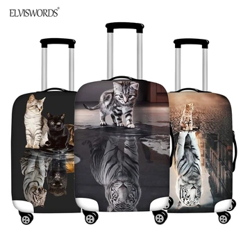 ELVISWORDS Cat Reflection Tiger 3D Printing Luggage Cover Elastic Thick Travel Accessories Dust Rain Covers For 18-32Inch Case 
ELVISWORDS Cat Reflection Tiger 3D Printing Luggage Cover Elastic Thick Travel Accessories Dust Rain Covers For 18-32Inch Case