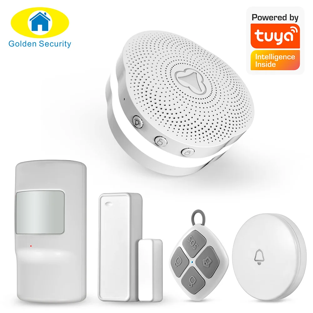 Golden Security Tuya APP Smart Home Multifunctional WiFi Gateway Alarm System Intelligent Night Light Bell Control System
Golden Security Tuya APP Smart Home Multifunctional WiFi Gateway Alarm System Intelligent Night Light Bell Control System