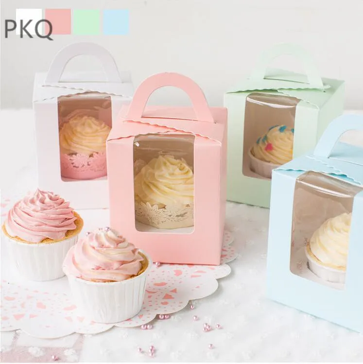 30pcs9.5*9.5*11cm Small Single Biscuit Candy Muffin Box Portable Window Cupcake Box Mousse Mud Pudding Bottle Packaging Cup Gift
30pcs9.5*9.5*11cm Small Single Biscuit Candy Muffin Box Portable Window Cupcake Box Mousse Mud Pudding Bottle Packaging Cup Gift