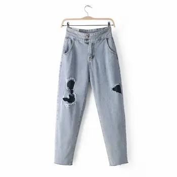 Women's Fashion slim pants pure color pants Female Tall waist Casual broken hole Turnip Trousers Cowboy Pants TB3676
Women's Fashion slim pants pure color pants Female Tall waist Casual broken hole Turnip Trousers Cowboy Pants TB3676