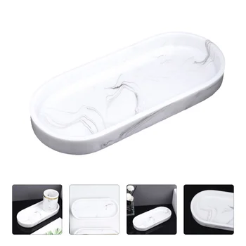 1pc Hotel Tray Creative Fashionable Durable Storage Tray Marble Texture Tray Bathroom Tray for Bathroom Bedroom
1pc Hotel Tray Creative Fashionable Durable Storage Tray Marble Texture Tray Bathroom Tray for Bathroom Bedroom