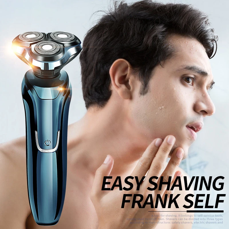 Electric Shaver USB Rechargeable Beard Trimmer Multifunction Body Wash Electric Razor Triple Blade Shaving Machines For Men
Electric Shaver USB Rechargeable Beard Trimmer Multifunction Body Wash Electric Razor Triple Blade Shaving Machines For Men