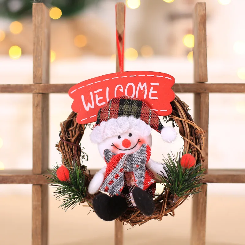 New Christmas Decorations for Home Small Garland Christmas Door Ring Window Xmas Tree Decoration Ornaments Navidad New Year Noel
New Christmas Decorations for Home Small Garland Christmas Door Ring Window Xmas Tree Decoration Ornaments Navidad New Year Noel