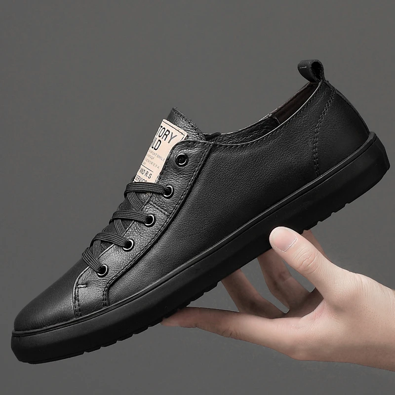 Mens Breathable genuine leather Shoes Men Fashion Sneakers lace up outdoor Trainers Shoes Casual Shoes Footwear Comfortable a4
Mens Breathable genuine leather Shoes Men Fashion Sneakers lace up outdoor Trainers Shoes Casual Shoes Footwear Comfortable a4