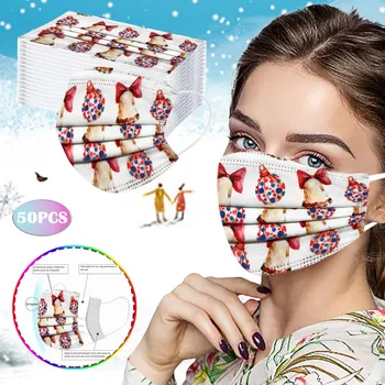 Fast Delivery 50pcs Three-layer Protective Christmas Bell Comfortable Adult Disposable Mask Protective Dustproof Mascarillas
Fast Delivery 50pcs Three-layer Protective Christmas Bell Comfortable Adult Disposable Mask Protective Dustproof Mascarillas