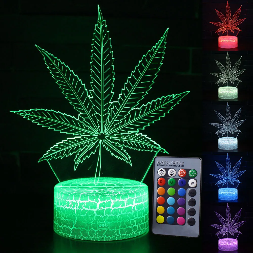 Child Lamp Remote Touch Control 3D LED Night Light Fashion Leaf 7 / 16 Color Change LED Table Desk Lamp Kids Decoration D30
Child Lamp Remote Touch Control 3D LED Night Light Fashion Leaf 7 / 16 Color Change LED Table Desk Lamp Kids Decoration D30