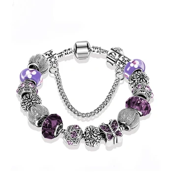 YANHUI Antique Silver Charm Bracelet & Bangle with Love and Flower Beads Women Wedding Jewelry 5Colors 18CM 19CM 20CM 21CM 
YANHUI Antique Silver Charm Bracelet & Bangle with Love and Flower Beads Women Wedding Jewelry 5Colors 18CM 19CM 20CM 21CM