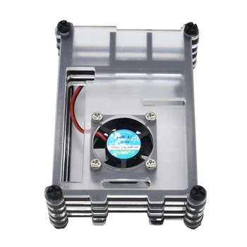 For Raspberry Pi 4 B Acrylic Case with Cooling Fan, Raspberry Pi Heatsinks, for Raspberry Pi 4 Model B
For Raspberry Pi 4 B Acrylic Case with Cooling Fan, Raspberry Pi Heatsinks, for Raspberry Pi 4 Model B