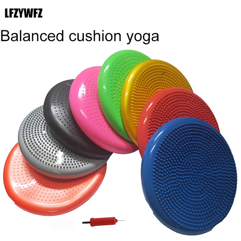 Inflatable Balance Yoga Mat Massage Cushion PVC Thick Explosion-Proof Men's Fitness Balance Pad Elastic Ladies Fitness Yoga Mat
Inflatable Balance Yoga Mat Massage Cushion PVC Thick Explosion-Proof Men's Fitness Balance Pad Elastic Ladies Fitness Yoga Mat