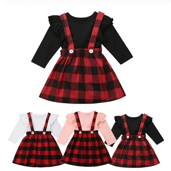 Pudcoco US Stock Free Shipping Christmas Baby Girl Clothes Set Tops+Overalls Strap Plaid Skirts Outfits Toddler Clothes
Pudcoco US Stock Free Shipping Christmas Baby Girl Clothes Set Tops+Overalls Strap Plaid Skirts Outfits Toddler Clothes
