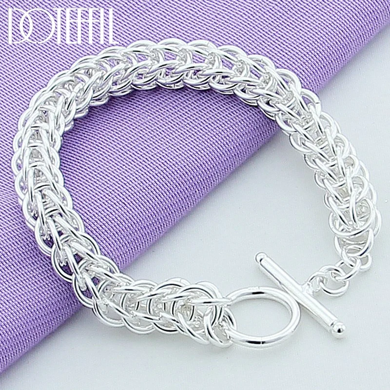 Fine Jewelry Silver Bracelet Fashion Multi Layer Luxury 925 Silver Chains Bracelets Bangles
Fine Jewelry Silver Bracelet Fashion Multi Layer Luxury 925 Silver Chains Bracelets Bangles