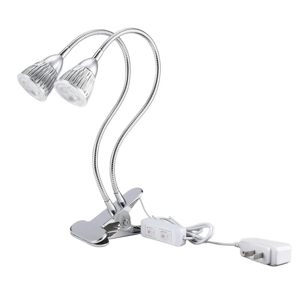 10W Double Head Gooseneck LED Plant Grow Light Clip Table Lamp Hydroponic Desk Grow Light Garden Lighting LED Grow Light
10W Double Head Gooseneck LED Plant Grow Light Clip Table Lamp Hydroponic Desk Grow Light Garden Lighting LED Grow Light