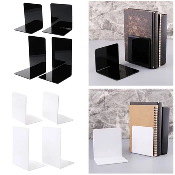 2Pcs Black White Acrylic Bookends L-shaped Desk Organizer Desktop Book Holder School Stationery Office Accessories
2Pcs Black White Acrylic Bookends L-shaped Desk Organizer Desktop Book Holder School Stationery Office Accessories