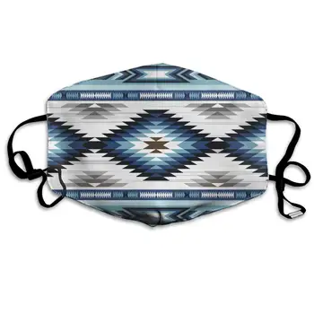 Face Cover Mask Dust-Proof Face Masks Reusable Polyester Protection Pollution, Colorful Surf Blue Colors Tribal Navajo Pattern
Face Cover Mask Dust-Proof Face Masks Reusable Polyester Protection Pollution, Colorful Surf Blue Colors Tribal Navajo Pattern