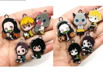 Hot Sale 100 pcs Cartoon Japanese anime Anime Kimetsu no Yaiba Charm Pendants DIY Jewelry Making Accessories U-120
Hot Sale 100 pcs Cartoon Japanese anime Anime Kimetsu no Yaiba Charm Pendants DIY Jewelry Making Accessories U-120