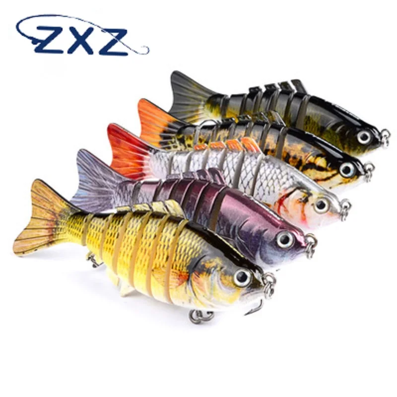 Zxz10cm bait luya sinking and shaking the bait 7 segment bionic bait full angle reflection light attracting fish attracting
Zxz10cm bait luya sinking and shaking the bait 7 segment bionic bait full angle reflection light attracting fish attracting