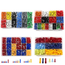 Electrical Wire Crimp Terminals Connectors Ring Terminal Insulated Butt Splices Spade Connector Cable Snap Splice Assorted Kit
Electrical Wire Crimp Terminals Connectors Ring Terminal Insulated Butt Splices Spade Connector Cable Snap Splice Assorted Kit