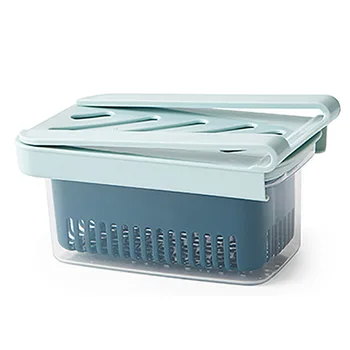 Kitchen Plastic Storage Box Fresh-Keeping Box Refrigerator Fruit Vegetable Drain Crisper Kitchen Storage Containers With Lid
Kitchen Plastic Storage Box Fresh-Keeping Box Refrigerator Fruit Vegetable Drain Crisper Kitchen Storage Containers With Lid