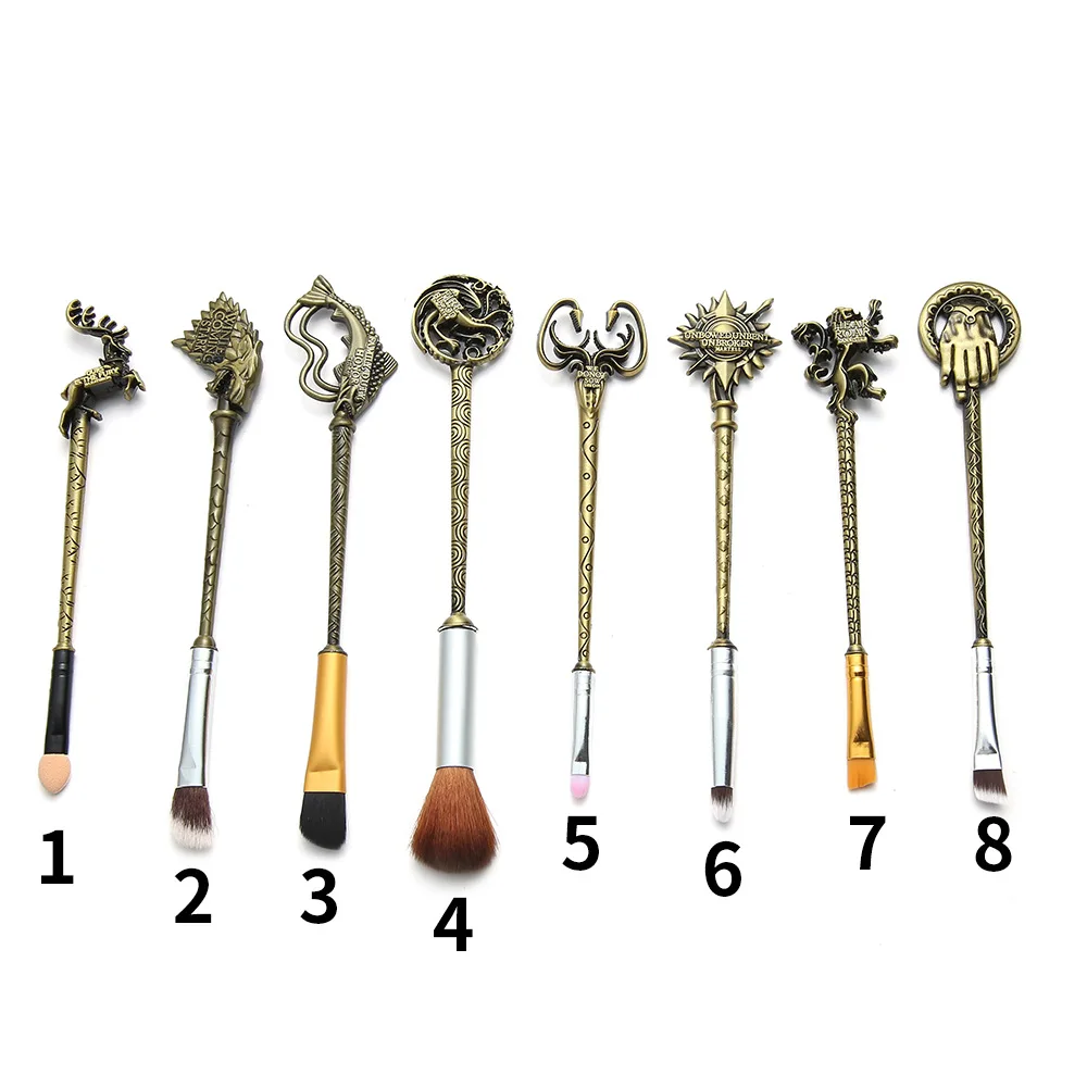 Movie Game of Thrones Makeup Brush Set Soft Synthetic Collection Kit with Powder Contour Eyeshadow Eyebrow Lips Brushes
Movie Game of Thrones Makeup Brush Set Soft Synthetic Collection Kit with Powder Contour Eyeshadow Eyebrow Lips Brushes