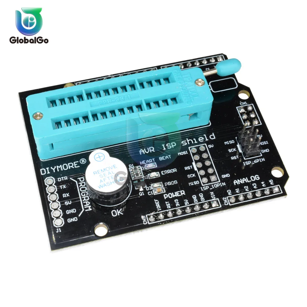 AVR ISP Programmable Expansion Board Atmega328P Module With Buzzer LED Indicator for Arduino
AVR ISP Programmable Expansion Board Atmega328P Module With Buzzer LED Indicator for Arduino