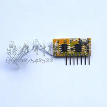 Small 5V Wireless Superheterodyne Receiving Module Learning Code Decoding Receiving Module 315 433M
Small 5V Wireless Superheterodyne Receiving Module Learning Code Decoding Receiving Module 315 433M