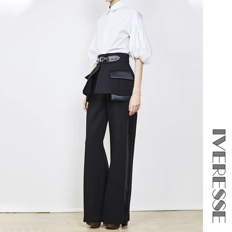 IVRESSE High Waist Long Straight Pants With Wide Waistband Two Piece Set All Match Women Sets Clothes Autumn OF Trousers 2019
IVRESSE High Waist Long Straight Pants With Wide Waistband Two Piece Set All Match Women Sets Clothes Autumn OF Trousers 2019