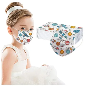 50pc Kids face mask Cartoon Space saucer print Disposable Mascarilla 3 Capas Nonwove Breathable masks Masque kids mascarillas
50pc Kids face mask Cartoon Space saucer print Disposable Mascarilla 3 Capas Nonwove Breathable masks Masque kids mascarillas
