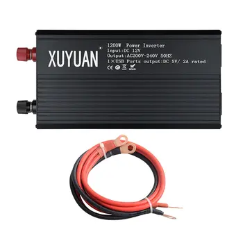 Household Inverter 12V-220V 1200W Voltage Transformer Digital Pure Sine Wave Power Inverter with Air Conditioning
Household Inverter 12V-220V 1200W Voltage Transformer Digital Pure Sine Wave Power Inverter with Air Conditioning