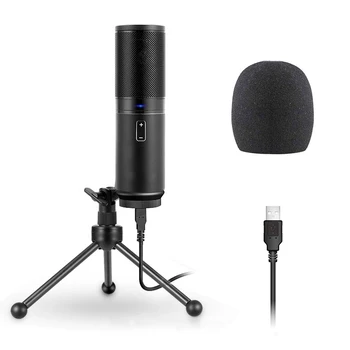 XIAOKOA Q9 Computer USB Condenser Microphone for professional Recording Live Stream Braodcasting YouTube Gaming PC Microphone
XIAOKOA Q9 Computer USB Condenser Microphone for professional Recording Live Stream Braodcasting YouTube Gaming PC Microphone