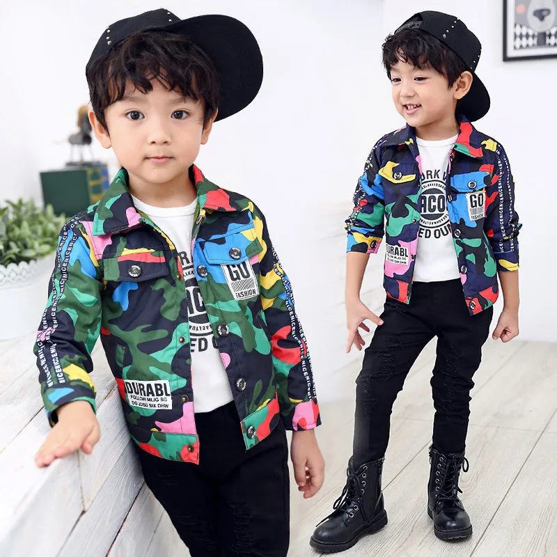 2019 Spring New Style Korean-style BOY'S Childrenswear Children Camouflage Knitting Article Turn-down Collar Coat
2019 Spring New Style Korean-style BOY'S Childrenswear Children Camouflage Knitting Article Turn-down Collar Coat