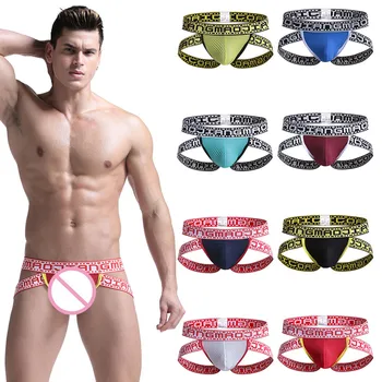 Sexy Men Underwear Gay Jockstrap Soft Cotton Backless Jocks Bikini Men Thong And G String Bikini Male Panties Slip Homme Cueca
Sexy Men Underwear Gay Jockstrap Soft Cotton Backless Jocks Bikini Men Thong And G String Bikini Male Panties Slip Homme Cueca