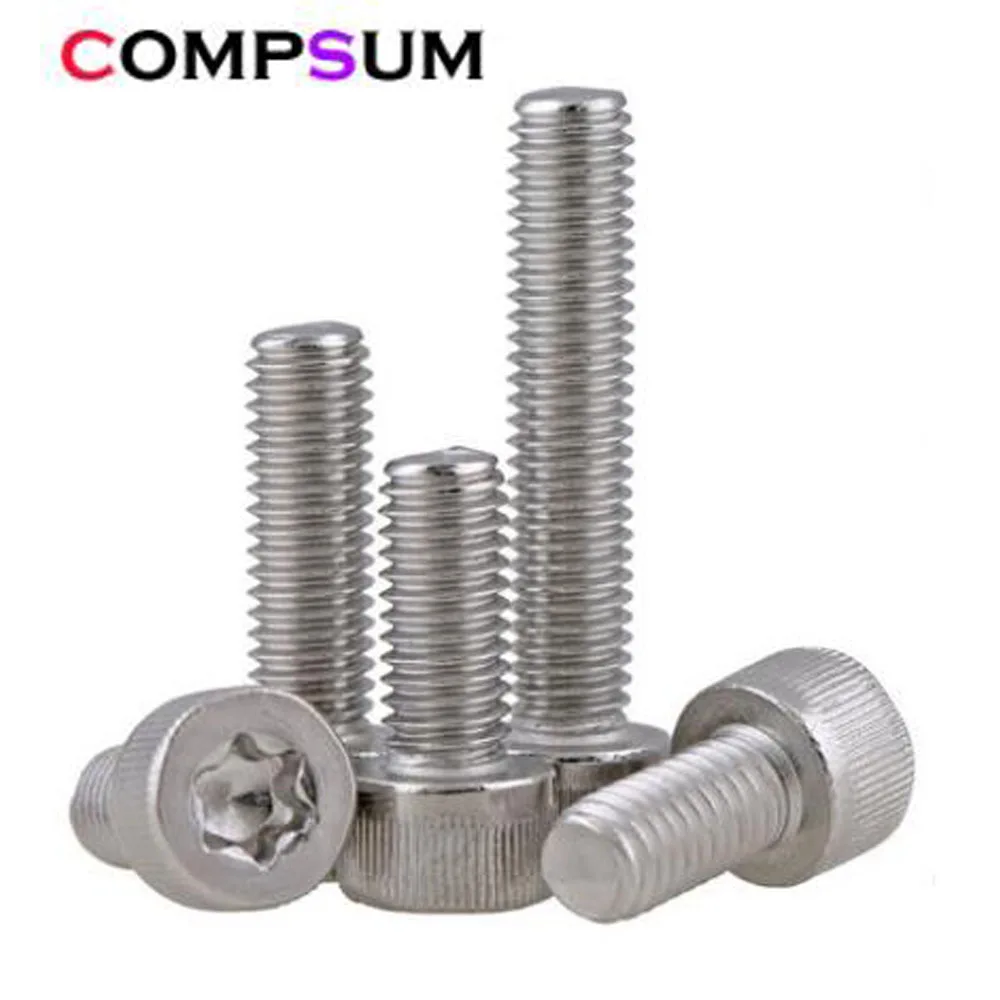 Compsum M3 M4 M5 304 Anti-theft Torx Cup Head Screw Hexagon Hexagonal Head Screw GB2671
Compsum M3 M4 M5 304 Anti-theft Torx Cup Head Screw Hexagon Hexagonal Head Screw GB2671