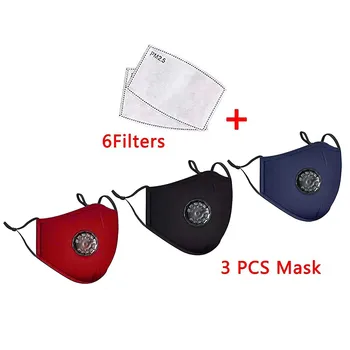 3PC Anti Dust Face Mask With 6PC Activated Carbon PM2.5 Respirator Filters Washable Mouth Mask Mascarillas Masque De Protection
3PC Anti Dust Face Mask With 6PC Activated Carbon PM2.5 Respirator Filters Washable Mouth Mask Mascarillas Masque De Protection