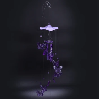 New Wind chime sound tubes Butterfly Feng Shui windchimes House Decoration, Purple
New Wind chime sound tubes Butterfly Feng Shui windchimes House Decoration, Purple